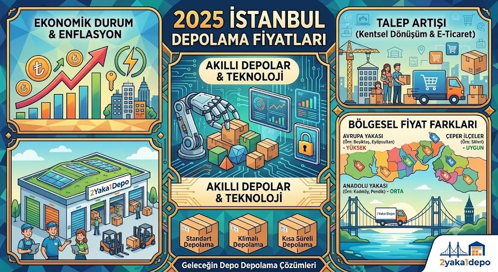 2025 İstanbul Depolama Fiyatları