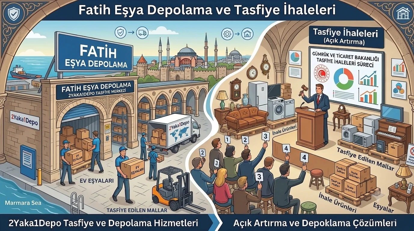 Fatih Eşya Depolama ve Tasfiye İhaleleri