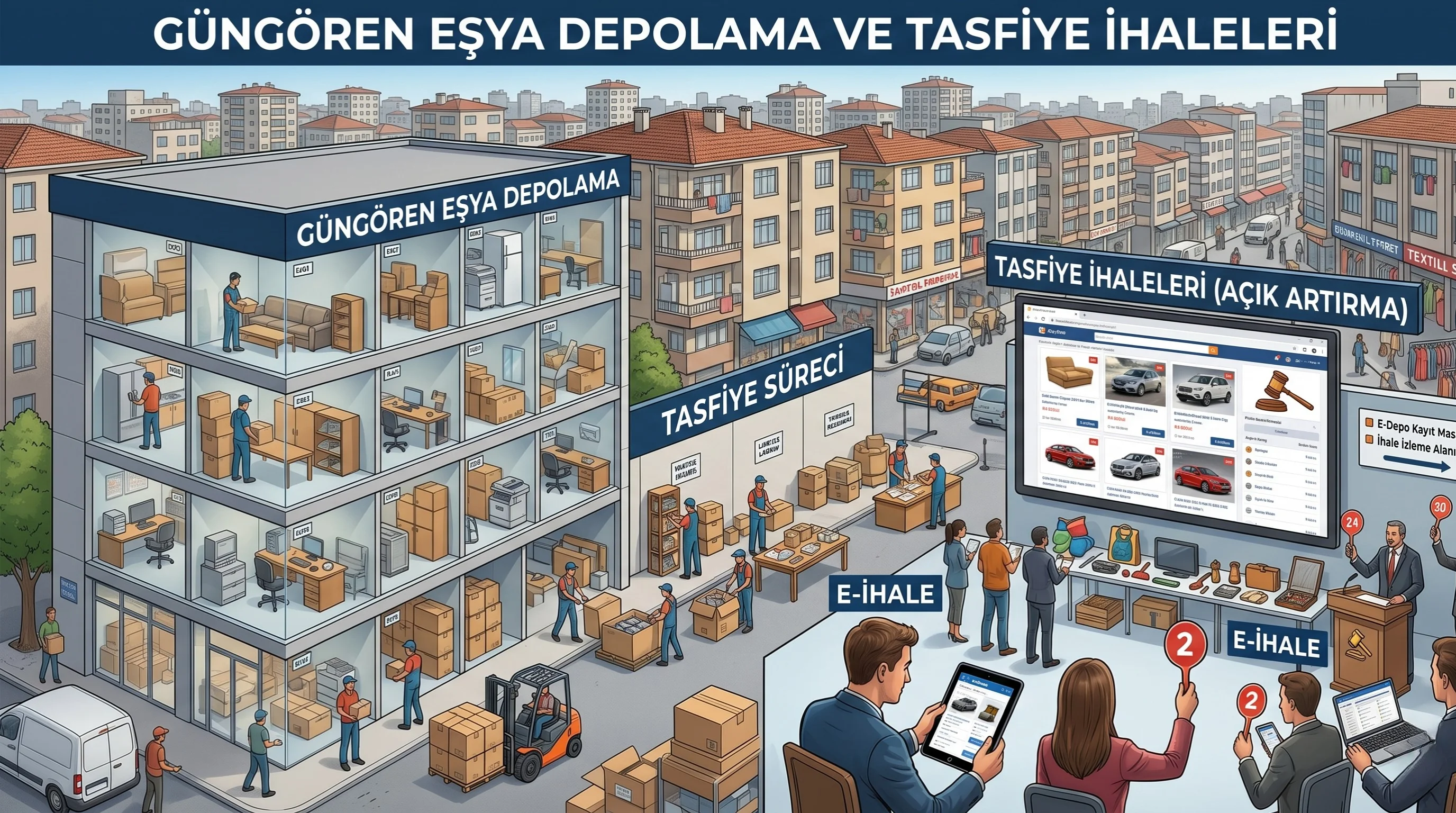 Güngören Eşya Depolama ve Tasfiye İhaleleri