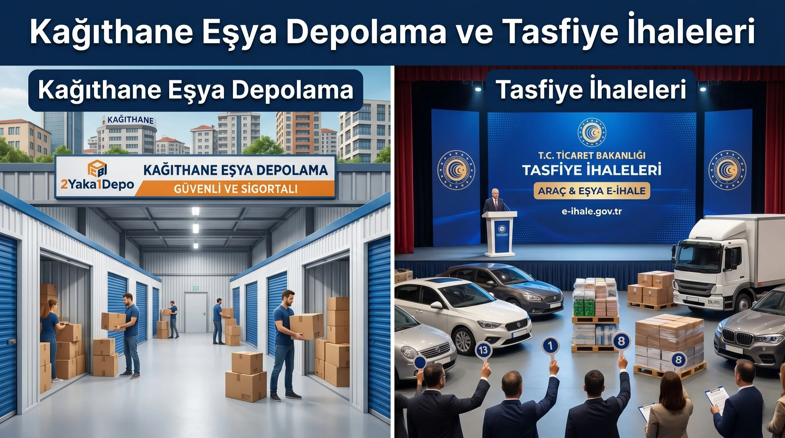 Kağıthane Eşya Depolama ve Tasfiye İhaleleri