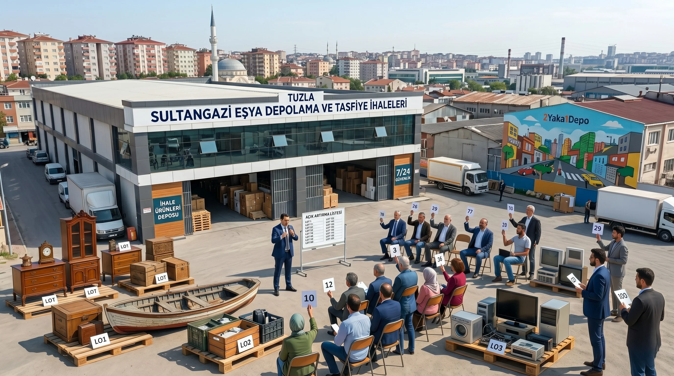 Sultangazi Eşya Depolama ve Tasfiye İhaleleri