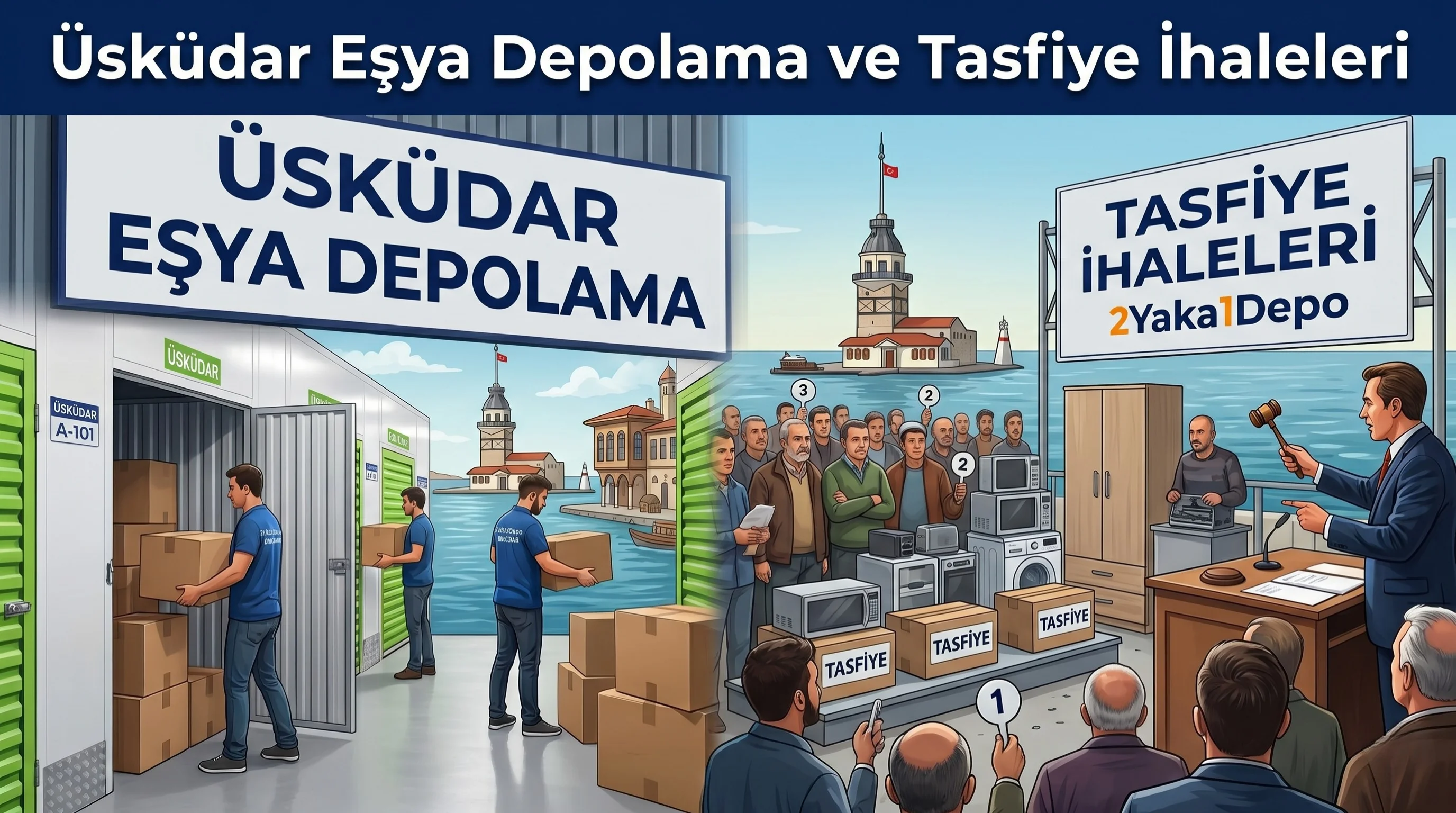 Üsküdar Eşya Depolama ve Tasfiye İhaleleri